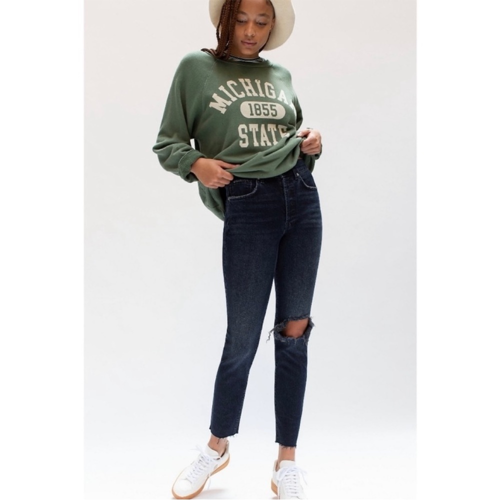 Free People Stella Button Fly Skinny Jeans - 27